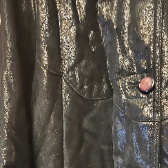 Vintage 90s Elegant Maxi Faux-Fur Coat Dark Chocolate Brown - Picture 7 of 14